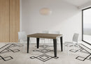  Tavolo Allungabile 140-400x90x77 cm Flame Tortora Telaio Antracite