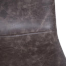 Set 2 Sedie da Pranzo Design Moderno in Similpelle con Gambe in Metallo Grigio 