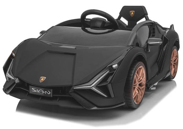 Voiture Electrique pour Enfants 12V Lamborghini Sian FKP 37 Noir Métallique prezzo
