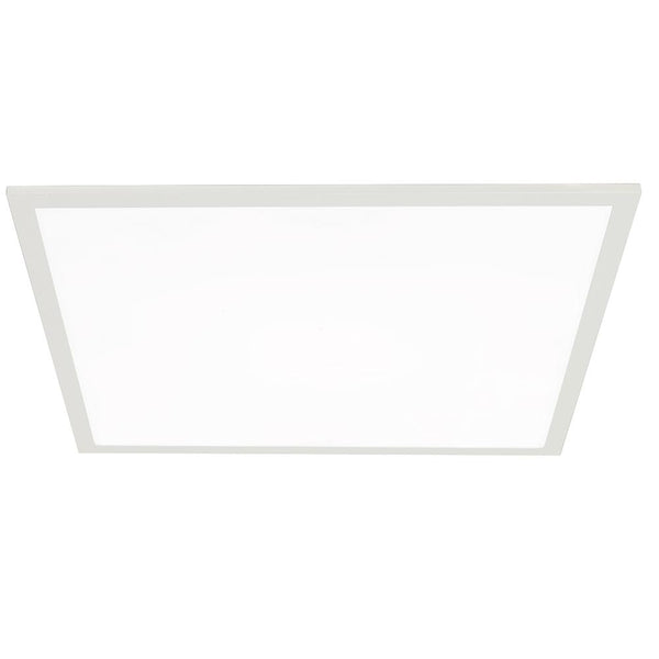 sconto Spot encastrable carré en aluminium blanc pour faux plafond LED 40 W 5000 K
