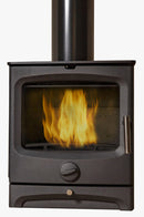 Stufa a Legna in Ghisa 5 kW 43x29,75x49,4 cm Belen Nera