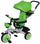 Poussette tricycle verte Kidfun Tricygò avec siège pivotant à 360°