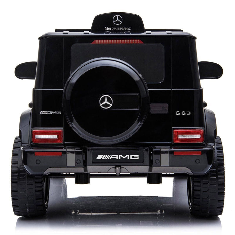 Macchina Elettrica per Bambini 12V con Licenza Mercedes G63 AMG Big Fuoristrada Nera