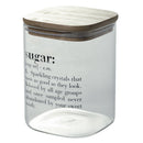 Set 3 Barattoli Sale Zucchero e Caffè 1 Litro in Vetro VdE Tivoli 1996 Inglese Trasparente