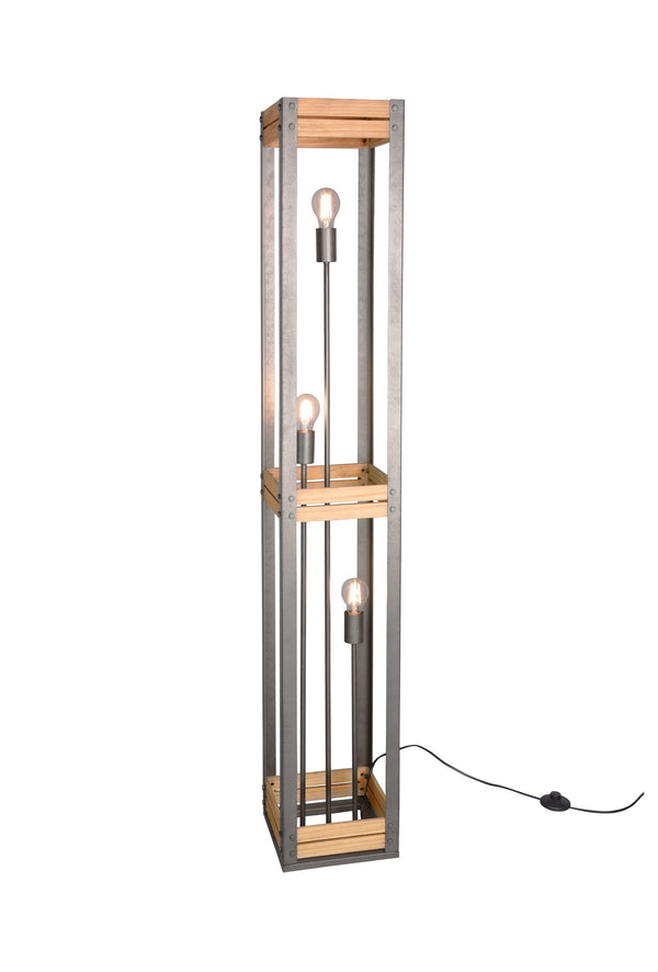 prezzo Lampadaire LED d'intérieur en Métal Nickel Mat