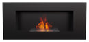 Camino a Bioetanolo da Parete 90x40 cm Flig Huston 2 Nero