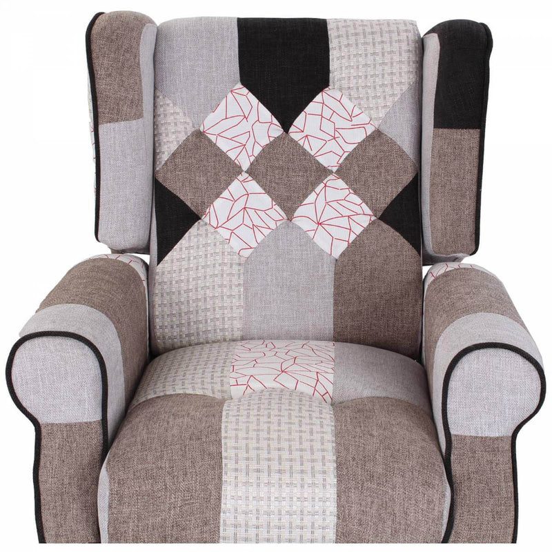 Poltrona Relax Reclinabile in Tessuto Elegant