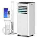 Condizionatore Portatile 7000 BTU Raffreddamento Deumidificatore Ventilatore Modalità Notturna      