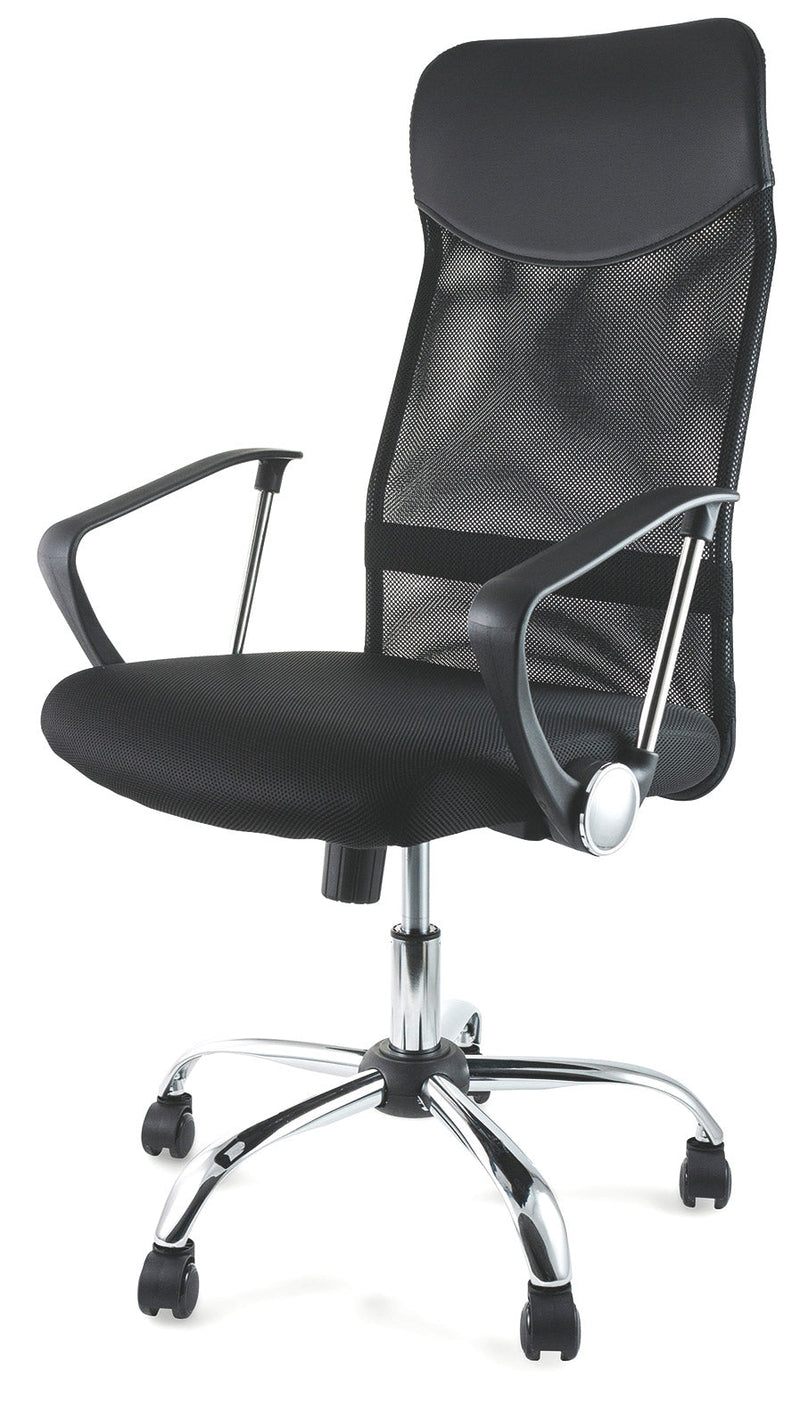 Sedia Poltrona Direzionale in Tessuto da Ufficio Soriani Nera