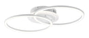 Plafoniera da Interno a LED SMD in Metallo Bianco Opaco