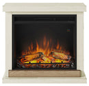Camino Elettrico da Pavimento Effetto Fiamma 1500W Tagu Hagen Avorio