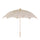 Parasol Parapluie en dentelle perforée crème cm Ø60x4xh44