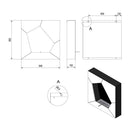 Camino a Bioetanolo da Parete 84,9x85 cm Flig Football