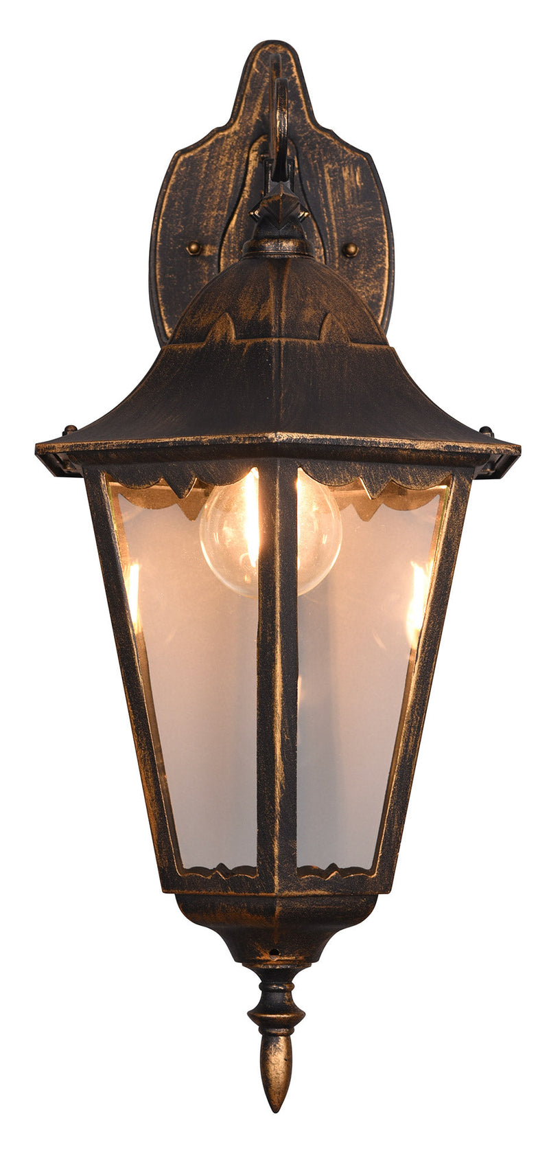 Applique da Esterno Attacco E27 in Alluminio Ruggine