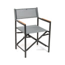 Sedia Pieghevole Regista 53x55x85 cm in Alluminio Revo Grigia