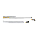 Guide Cassetto con Estrazione Soft 540 mm in Acciaio Emuca Bianco