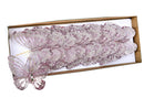 Farfalle con Glitter e Clip 24 Pezzi Ø10 cm Rosa