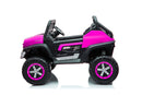 Macchina Elettrica per Bambini 12V con Licenza Mercedes Unimog Rosa 