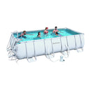 Piscina Fuori Terra Rettangolare H122x488x274cm con Pompa Scaletta e Teli Bestway Frame