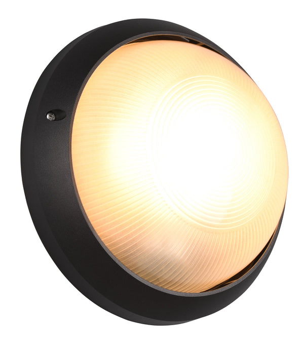 online Plafoniera da Esterno Attacco E27 in Alluminio Nero Opaco