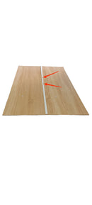 Scarpiera 2 Ante 108x55x36 cm in legno rovere chiaro Seconda Scelta