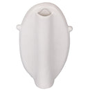 Vaso a Forma di Viso Ovale 23x13,5x23 cm 150 ml in Ceramica VdE Tivoli 1996 Vis a Vis