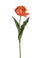Set 4 Tulipes Artificielles avec Real Touch Hauteur 67 cm Orange