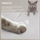 Poltrona Reclinabile Elettrica con Telecomando 80x83x104 cm in Tessuto Effetto Velluto Crema   