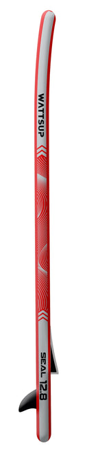 SUP Tavola Gonfiabile 388x91x15 cm con Pagaia Zaino e Accessori Wattsup Seal Rosso