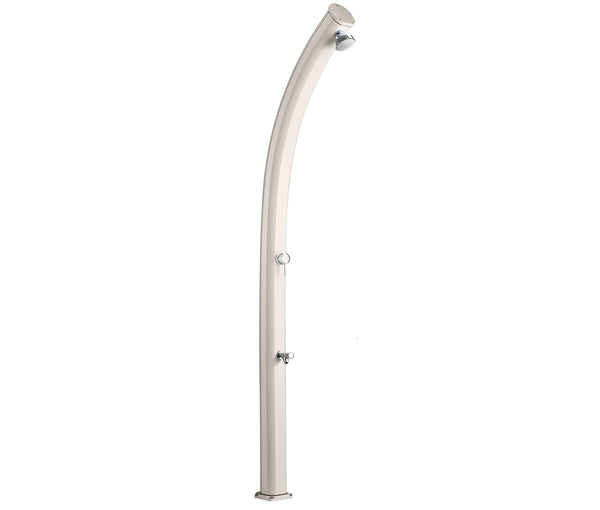 Doccia Solare da Giardino 25L Miscelatore e Lavapiedi Arkema Jolly Bianco Crema online