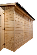 Casetta Box da Giardino 2,8x2,8 m Senza Pavimento in Legno Picea Massello 16mm Eden