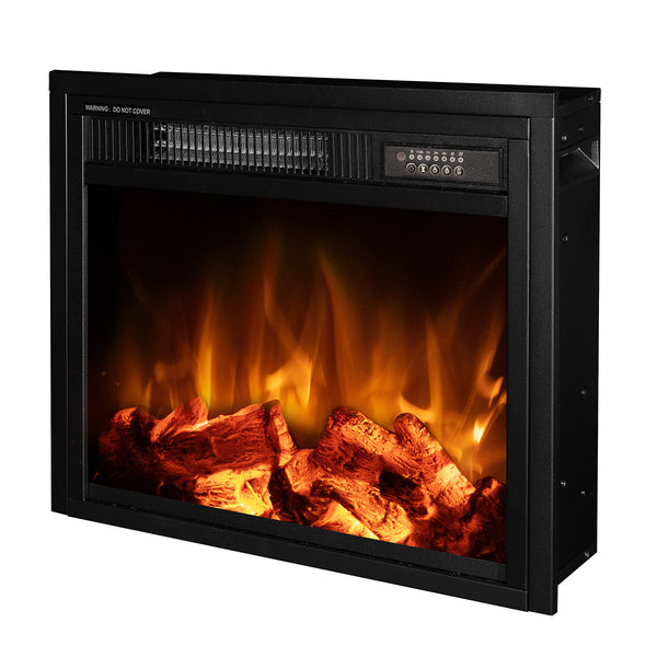 online Camino Elettrico da Incasso 42,9x48,6x15,3 cm Effetto Fiamma 1100W Dionis Nero