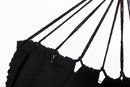 Amaca da Giardino 200x100 cm in Poli-Cotone Eldoris Nero