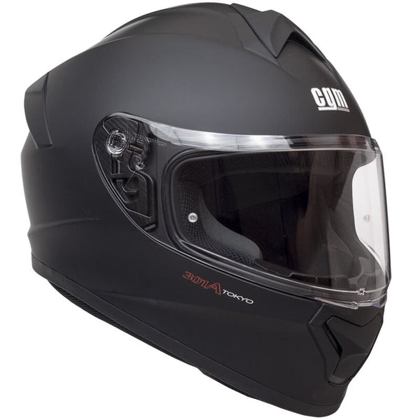 acquista Casque Intégral pour Scooter CGM Tokyo Visière Longue 301A Noir Mat Différentes Tailles
