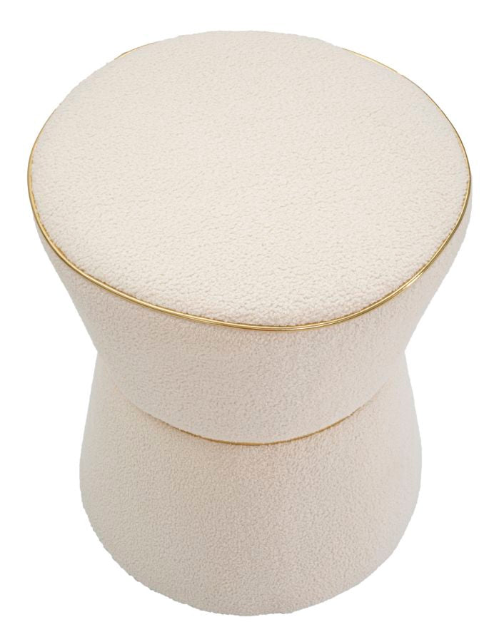Pouf Iceland Double Ø 43x52 cm in Legno 