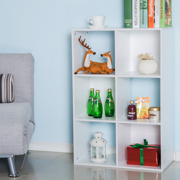 sconto Bibliothèque 3 Etagères 91,5x29,5x61,5 en Bois Blanc