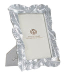 Cornice Lefy Silver 23x2,5x27,5 cm in Poliresina e Vetro