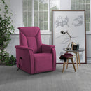 Poltrona Alzapersona Elettrica 2 Motori 82x108x84 cm Baila in Microfibra Dispositivo Medico 1 Viola