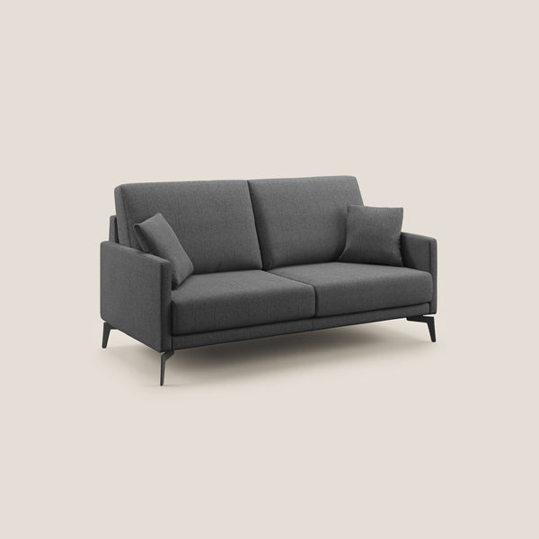 acquista Divano 2 Posti 140x94x90 cm in Tessuto Grigio