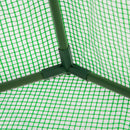 Serra da Balcone Verticale 100x51x170 cm in Polietilene Verde