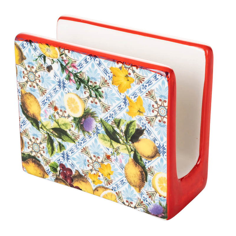 Porta Spugnetta 10x4,5x8,7 cm  in Ceramica VdE Tivoli 1996 Italian Beauty