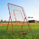 Rete da Rimbalzo Portatile per Calcio 112x100x180 cm con 4 Angolazioni Regolabili      