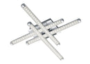 Plafoniera da Interno a LED in Metallo Cromo