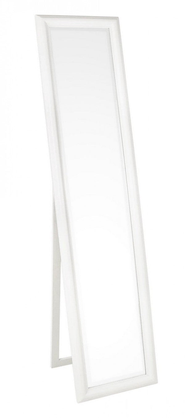 Miroir Sanzio avec cadre en bois blanc 40x170 acquista