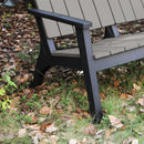 Set Salotto da Giardino Divano 2 Poltrone e Tavolino in Polipropilene Grigio