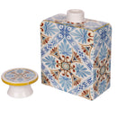 Bottiglia per Profumatore Ambiente 11x6,6x16 cm 600 ml in Ceramica VdE Tivoli 1996 Italian Beauty