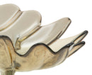 Svuota Tasche Leaf 33x20x11 cm Vetro Grigio