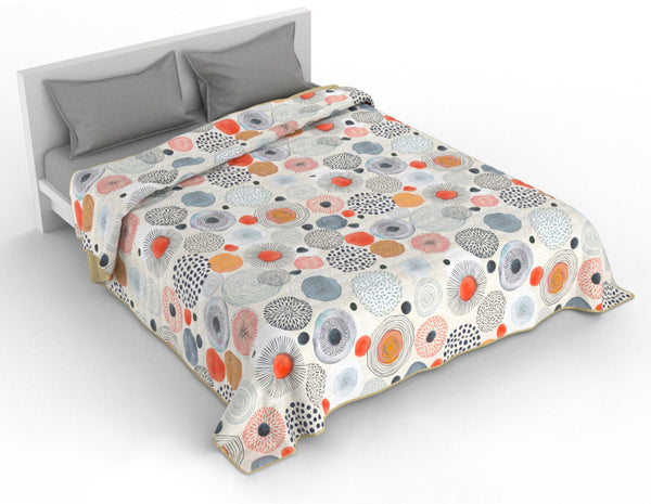 Couette réversible avec imprimé aquarelle sconto