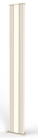 Doccia Solare da Giardino 40L Miscelatore e Lavapiedi Arkema Dada S Fascia Inox Sabbia