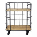 Mobile  Allyn 72x38,5x86,5 h cm in Legno Nero